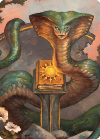 Guardian Naga Art Card [Commander Legends: Battle for Baldur's Gate Art Series] | Event Horizon Hobbies CA