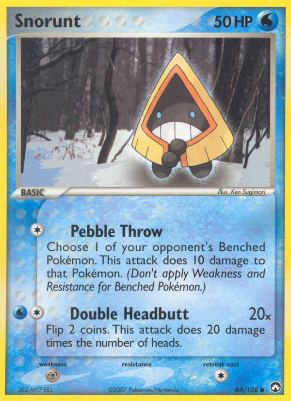 Snorunt (64/108) [EX: Power Keepers] | Event Horizon Hobbies CA