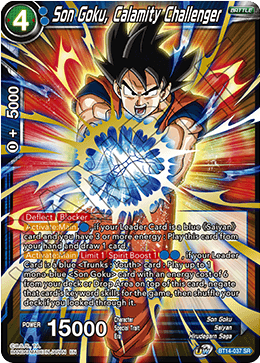 Son Goku, Calamity Challenger (BT14-037) [Cross Spirits] | Event Horizon Hobbies CA