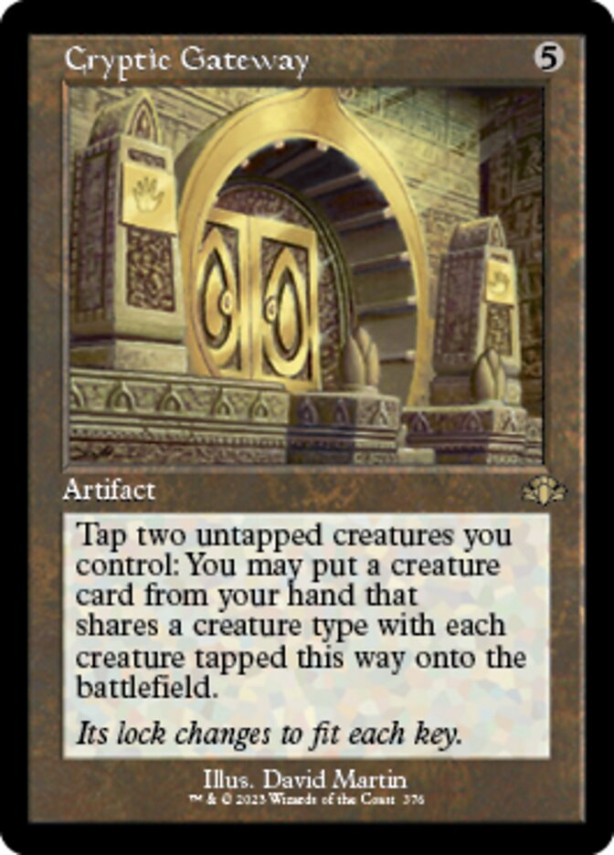 Cryptic Gateway (Retro) [Dominaria Remastered] | Event Horizon Hobbies CA