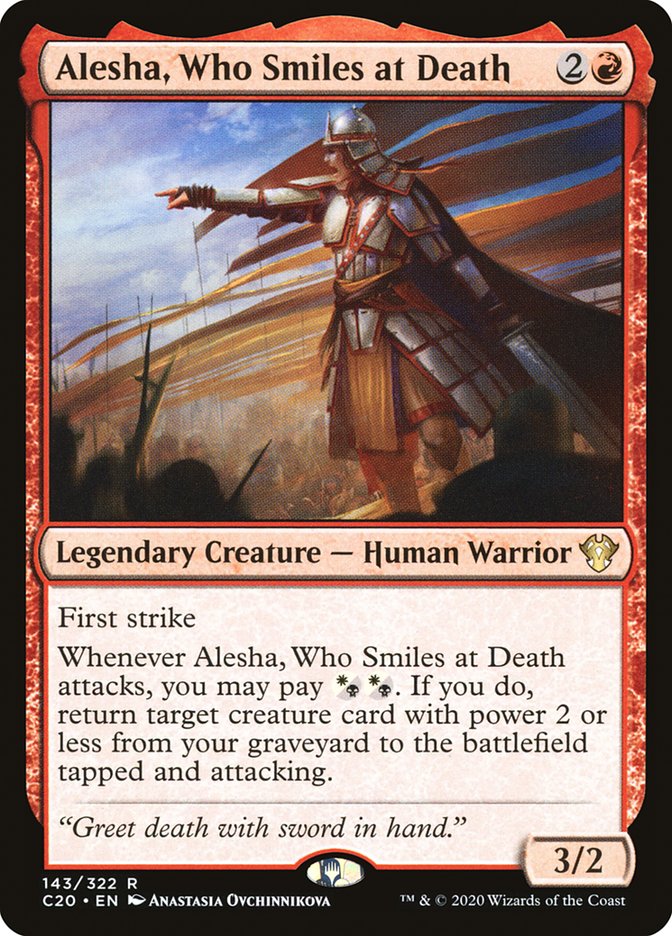 Alesha, Who Smiles at Death [Commander 2020] | Event Horizon Hobbies CA