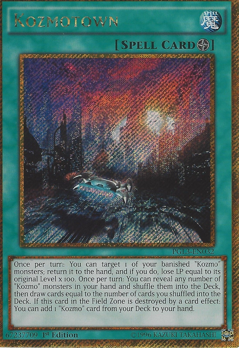 Kozmotown [PGL3-EN032] Gold Secret Rare | Event Horizon Hobbies CA