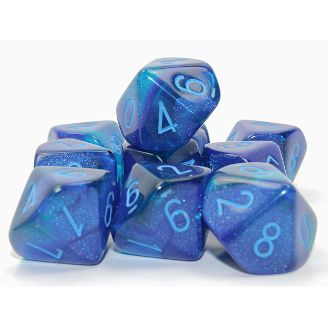 Dice - Chessex - D10 (10pc) - Gemini