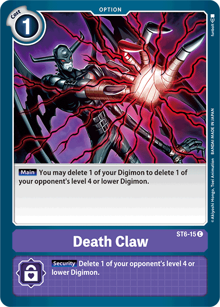 Death Claw [ST6-15] [Starter Deck: Venomous Violet] | Event Horizon Hobbies CA