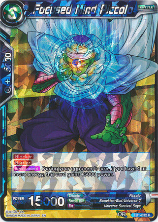 Focused Mind Piccolo (Shatterfoil) (TB1-032) [Dragon Brawl] | Event Horizon Hobbies CA