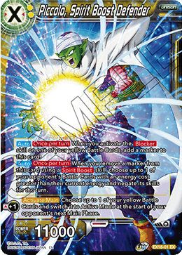 Piccolo, Spirit Boost Defender (EX18-01) [Namekian Boost] | Event Horizon Hobbies CA