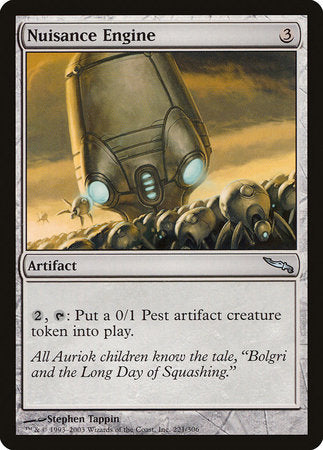 Nuisance Engine [Mirrodin] | Event Horizon Hobbies CA