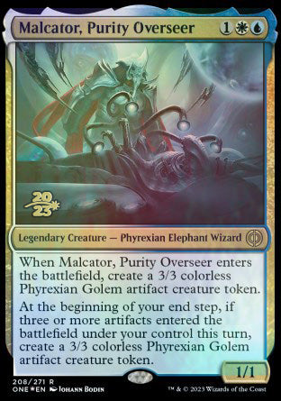 Malcator, Purity Overseer [Phyrexia: All Will Be One Prerelease Promos] | Event Horizon Hobbies CA