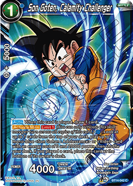 Son Goten, Calamity Challenger (BT14-042) [Cross Spirits] | Event Horizon Hobbies CA