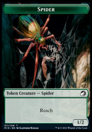 Spider Token [Innistrad: Midnight Hunt Tokens] | Event Horizon Hobbies CA