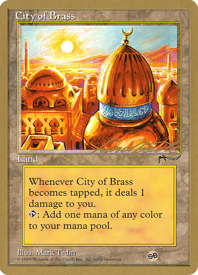 City of Brass (Leon Lindback) (SB) [Pro Tour Collector Set] | Event Horizon Hobbies CA