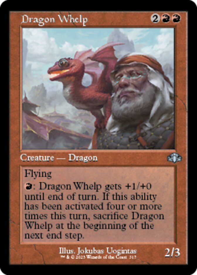 Dragon Whelp (Retro) [Dominaria Remastered] | Event Horizon Hobbies CA