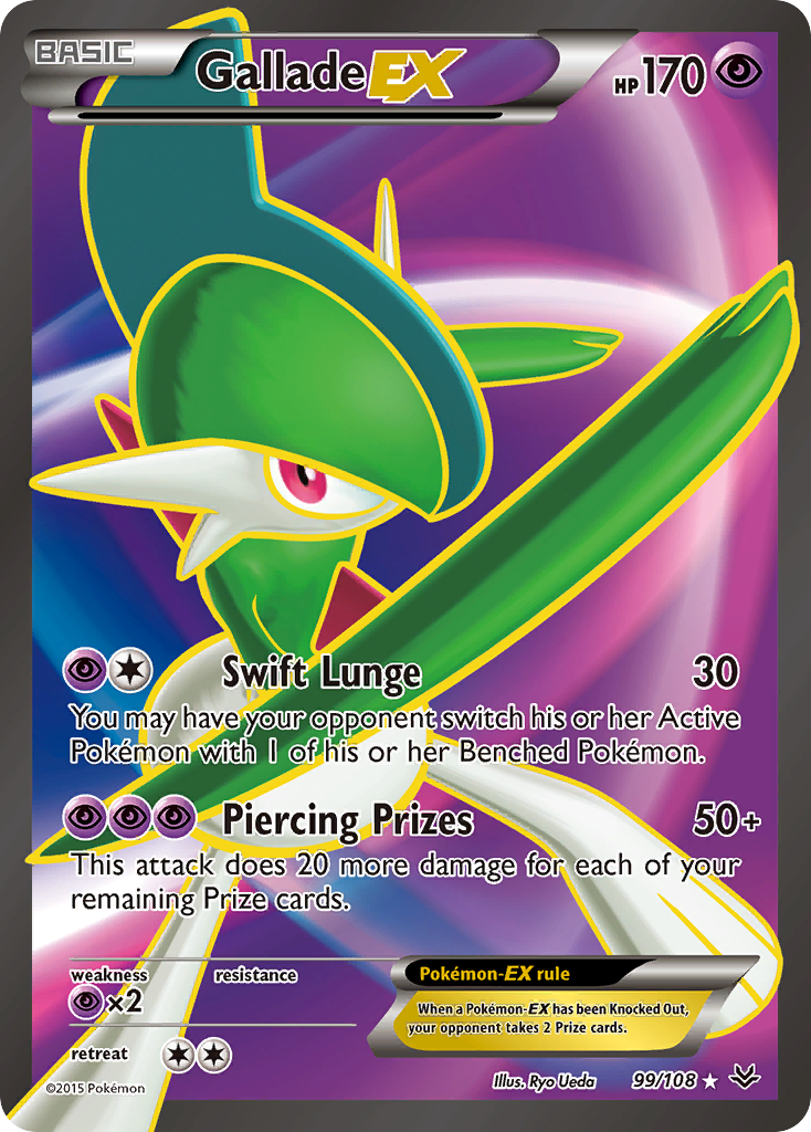 Gallade EX (99/108) [XY: Roaring Skies] | Event Horizon Hobbies CA