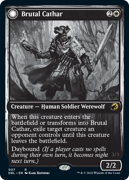 Brutal Cathar // Moonrage Brute [Innistrad: Double Feature] | Event Horizon Hobbies CA