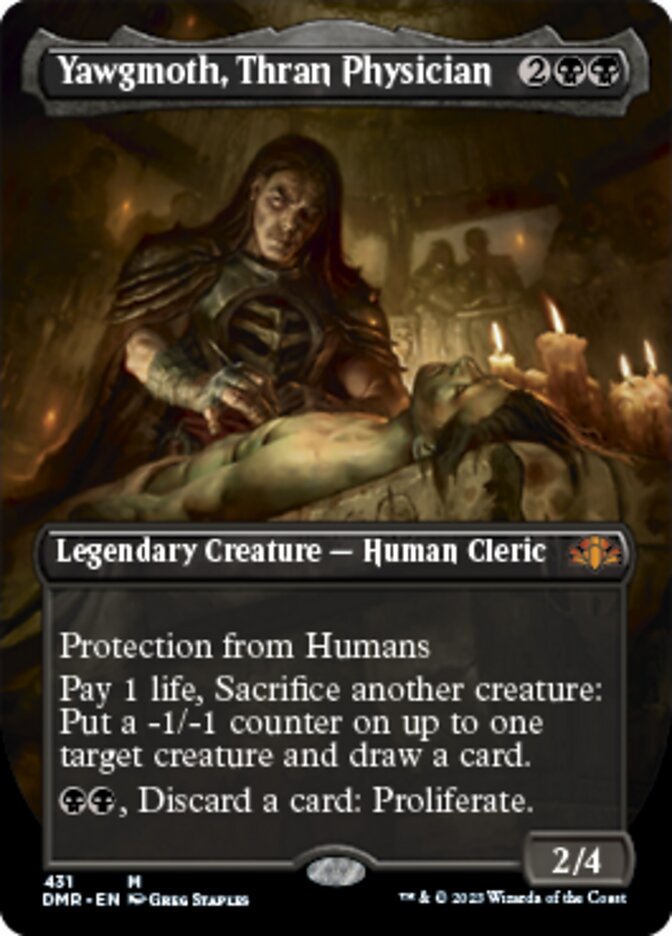 Yawgmoth, Thran Physician (Borderless Alternate Art) [Dominaria Remastered] | Event Horizon Hobbies CA