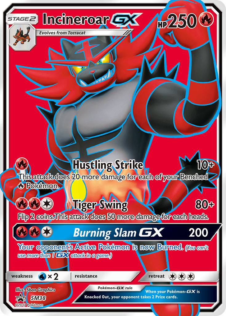 Incineroar GX (SM38) [Sun & Moon: Black Star Promos] | Event Horizon Hobbies CA