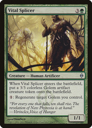 Vital Splicer [New Phyrexia] | Event Horizon Hobbies CA