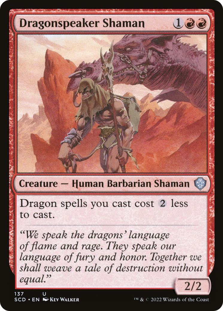 Dragonspeaker Shaman [Starter Commander Decks] | Event Horizon Hobbies CA