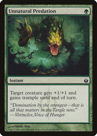 Unnatural Predation [Mirrodin Besieged] | Event Horizon Hobbies CA