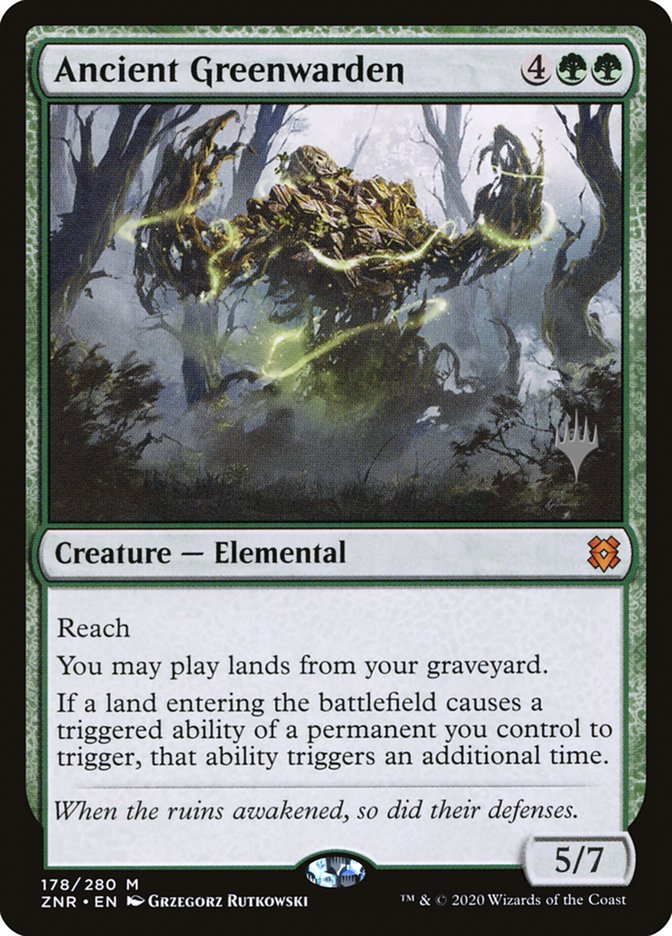 Ancient Greenwarden (Promo Pack) [Zendikar Rising Promos] | Event Horizon Hobbies CA