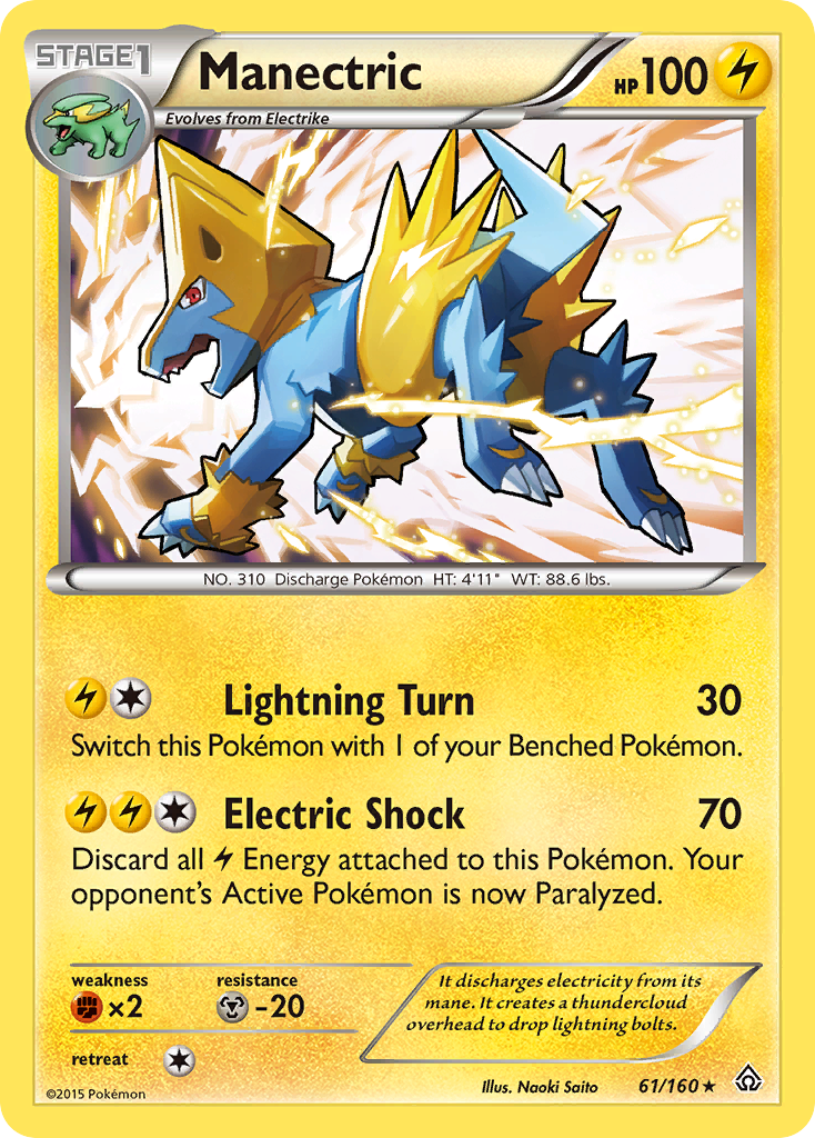 Manectric (61/160) [XY: Primal Clash] | Event Horizon Hobbies CA