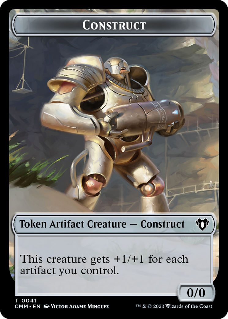 Thopter // Construct (41) Double-Sided Token [Commander Masters Tokens] | Event Horizon Hobbies CA