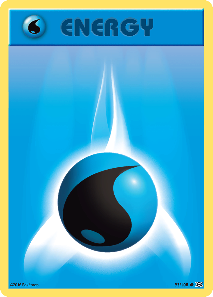 Water Energy (93/108) [XY: Evolutions] | Event Horizon Hobbies CA