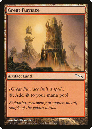 Great Furnace [Mirrodin] | Event Horizon Hobbies CA