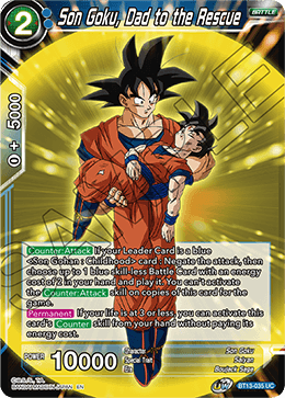 Son Goku, Dad to the Rescue (Uncommon) (BT13-035) [Supreme Rivalry] | Event Horizon Hobbies CA