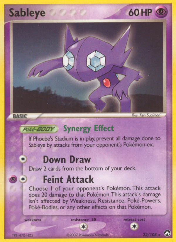 Sableye (22/108) [EX: Power Keepers] | Event Horizon Hobbies CA