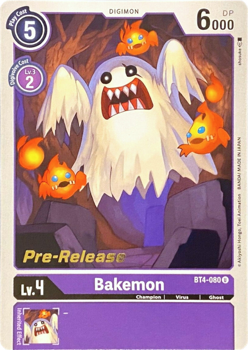 Bakemon [BT4-080] [Great Legend Pre-Release Promos] | Event Horizon Hobbies CA