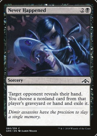 Never Happened [Guilds of Ravnica]