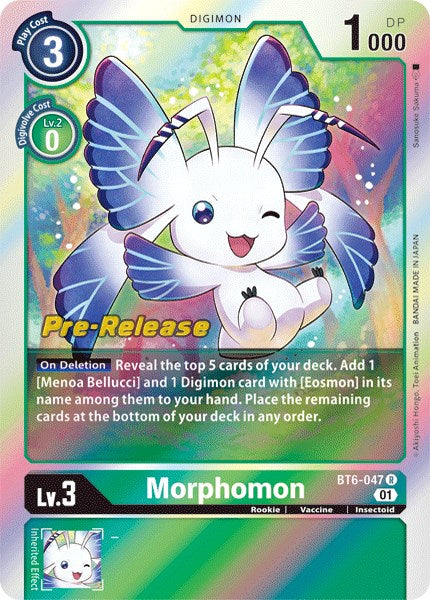 Morphomon [BT6-047] [Double Diamond Pre-Release Cards] | Event Horizon Hobbies CA