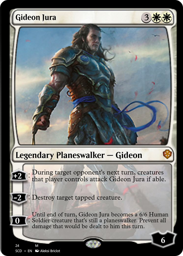 Gideon Jura [Starter Commander Decks] | Event Horizon Hobbies CA