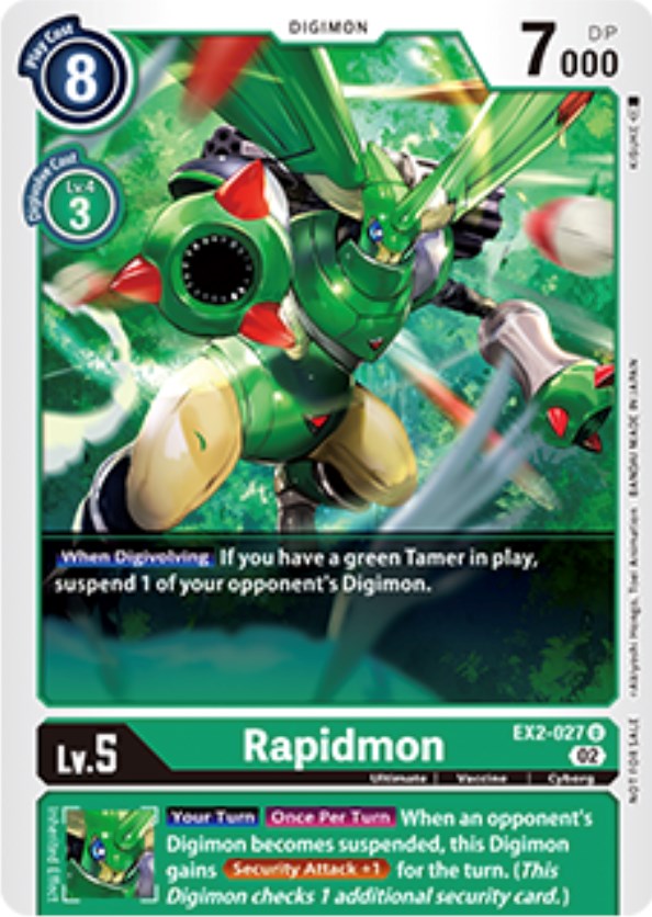 Rapidmon [EX2-027] (Tamer Party Vol. 6 Promo) [Digital Hazard Promos] | Event Horizon Hobbies CA