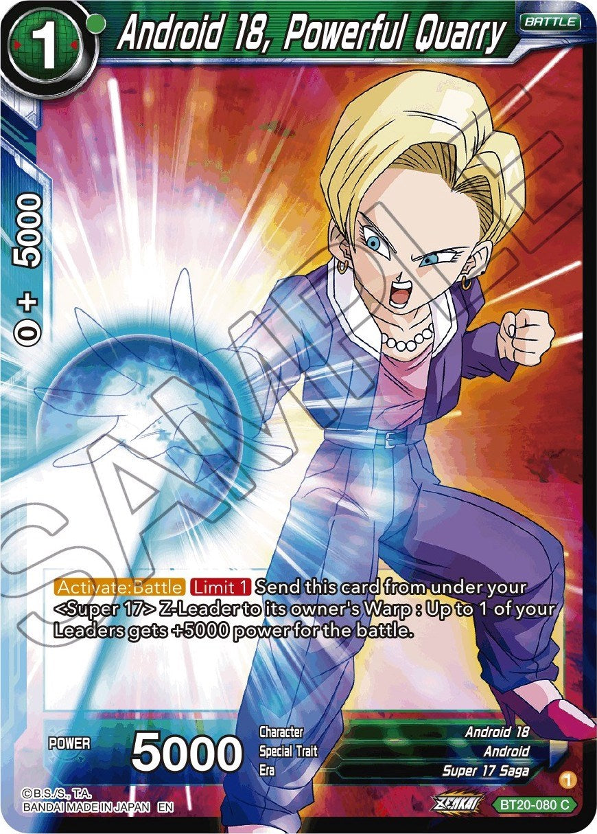 Android 18, Powerful Quarry (BT20-080) [Power Absorbed] | Event Horizon Hobbies CA