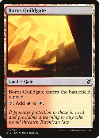 Boros Guildgate [Commander 2019] | Event Horizon Hobbies CA