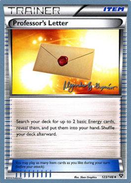 Professor's Letter (123/146) (Primal Groudon - Alejandro Ng-Guzman) [World Championships 2015] | Event Horizon Hobbies CA