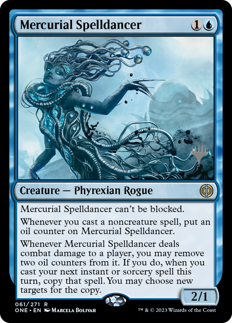 Mercurial Spelldancer (Promo Pack) [Phyrexia: All Will Be One Promos] | Event Horizon Hobbies CA