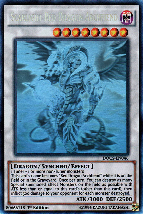 Scarlight Red Dragon Archfiend (Ghost) [DOCS-EN046] Ghost Rare | Event Horizon Hobbies CA