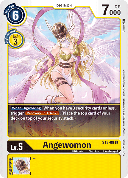 Angewomon [ST3-09] (Tamer Battle Pack) [Starter Deck: Heaven's Yellow Promos] | Event Horizon Hobbies CA