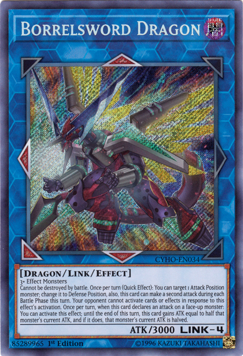 Borrelsword Dragon [CYHO-EN034] Secret Rare | Event Horizon Hobbies CA