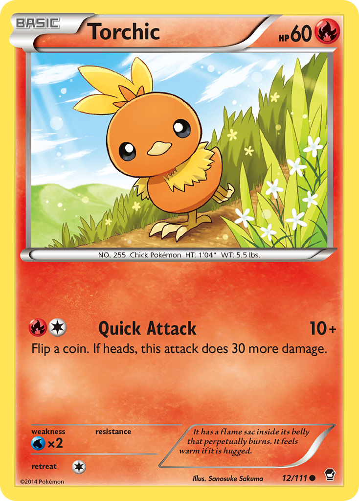 Torchic (12/111) [XY: Furious Fists] | Event Horizon Hobbies CA