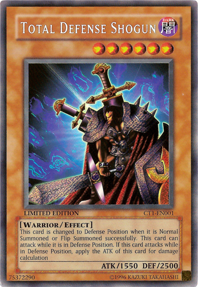 Total Defense Shogun [CT1-EN001] Secret Rare | Event Horizon Hobbies CA