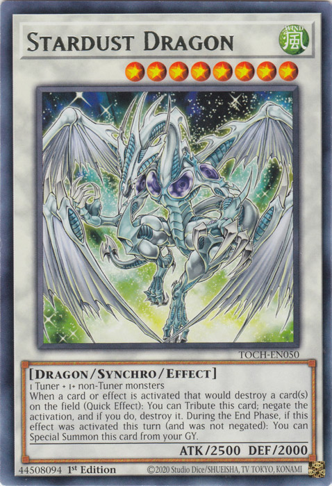 Stardust Dragon [TOCH-EN050] Rare | Event Horizon Hobbies CA