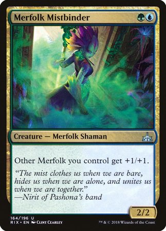 Merfolk Mistbinder [Rivals of Ixalan] | Event Horizon Hobbies CA