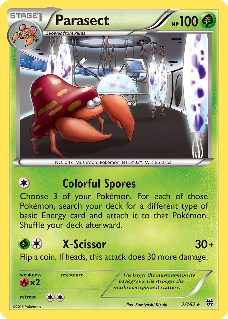 Parasect (2/162) [XY: BREAKthrough] | Event Horizon Hobbies CA