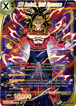 SS4 Bardock, Spirit Resonance (SPR) (BT14-122) [Cross Spirits] | Event Horizon Hobbies CA