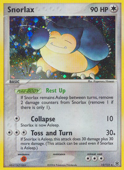 Snorlax (15/112) [EX: FireRed & LeafGreen] | Event Horizon Hobbies CA