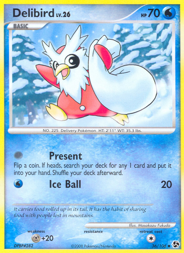 Delibird (36/106) [Diamond & Pearl: Great Encounters] | Event Horizon Hobbies CA